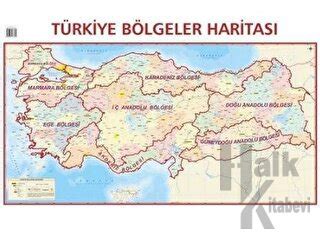 Türkiye Bölgeler Haritası Halkkitabevi