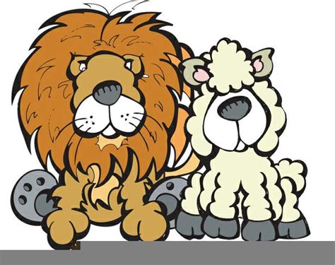 Lion And Lamb Clipart Free Images At Vector Clip Art