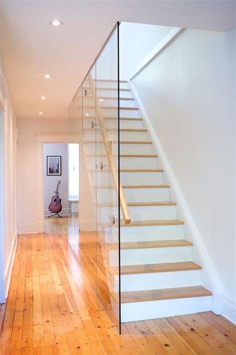 20 Glass Staircase Wall Designs With A Graceful Impact On The Overall