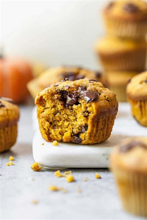 Pumpkin Chocolate Chunk Muffins Table For Two