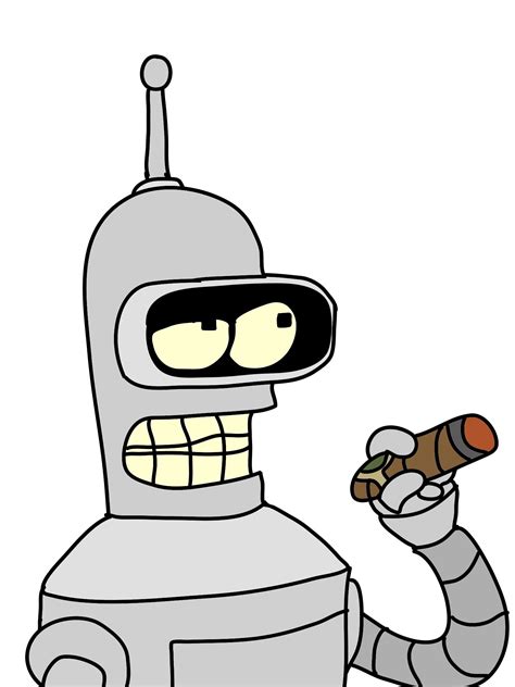 How To Draw Bender Futurama At How To Draw