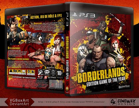 Viewing Full Size Borderlands Game Of The Year Edition Box Cover