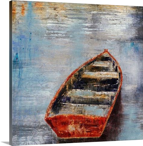 The Row Boat Canvas Wall Art Print Ships And Boats Home Decor Ebay