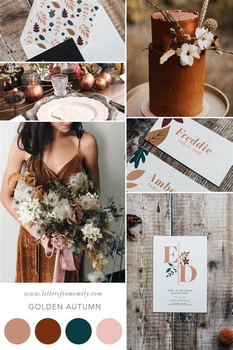 Fall Wedding Color Palettes Image To U