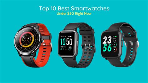 Top 10 Best Cheap Smartwatches Under 50 In 2022 Justwearable