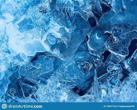 Amazing Patterns On Ice Stock Photo Image Of Lace Winter 129917724