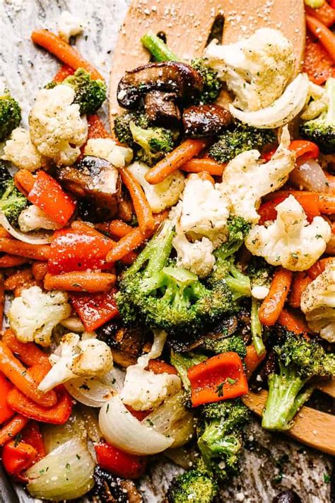 Easy Oven Roasted Vegetables Makefood Me