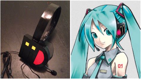Hatsune miku headphones by yowu … перевести эту страницу. Show your inner Vocaloid with this Hatsune Miku Cosplay Headset How-To! | Cosplay Tutorial | Ungeek