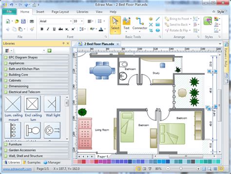 Floor Plan Software Create Floor Plan Easily From Templates And Examples