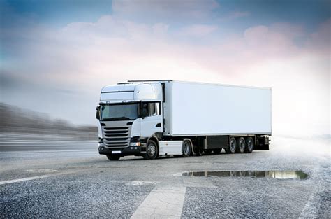 White Lorry Big Truck Stock Photo Download Image Now Istock