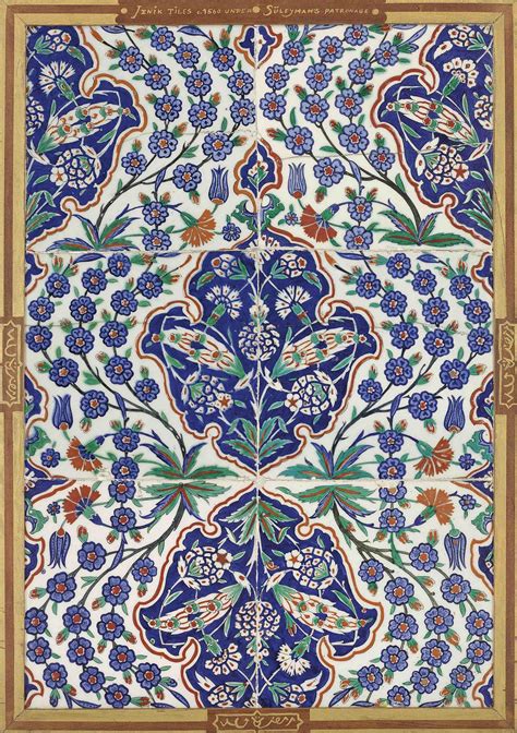 An Iznik Tile Panel Ottoman Turkey Circa Christie S