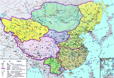 History Of China Map China Map Tourist Destinations