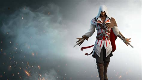 Assassins Creed Ezio Auditore Fortnite Skin Hd Fortnite Wallpapers