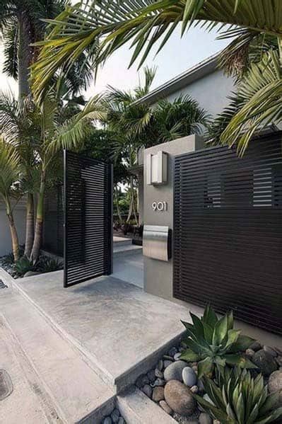 Check out our steel gate selection for the very best in unique or custom, handmade pieces from our outdoor & gardening shops. Top 60 Best Front Yard Fence Ideas - Outdoor Barrier Designs