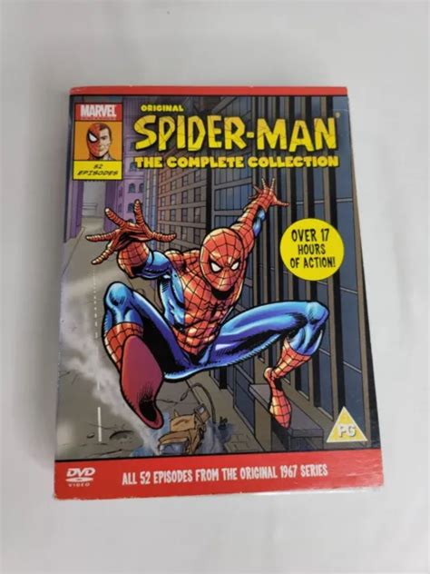 Original Spider Man The Complete Collection Dvd 8 Disc Set 2011