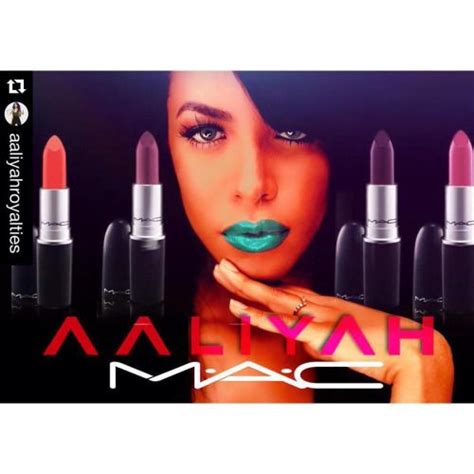 Aaliyah Haughton Mac Makeup Rnb One In A Million Lipstick Beauty