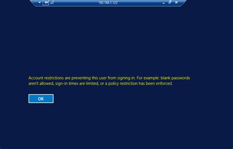 This article will tell you how to change the password policy in windows 10/8/7 using either local you might have seen on certain websites that for registering, you will have to enter a password that. RDS 2012 R2 - Account Restrictions are preventing to signing in - Issue 2 - Griffon's IT Library