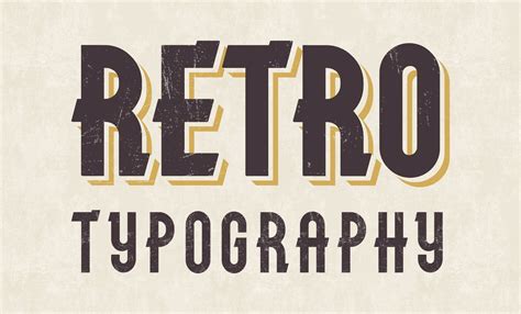 Design Retro Typography On A Mac Art Text