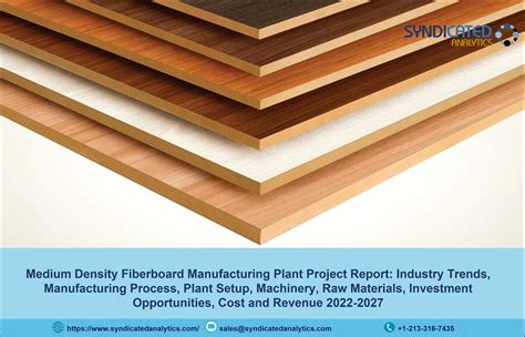 Medium Density Fiberboard Mdf Manufacturing Plant Project Report 2022