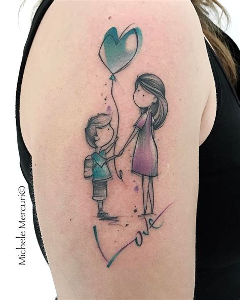 Tatuaje Amor De Hijo Por Michele Mercuri Tatuajes Para Mujeres