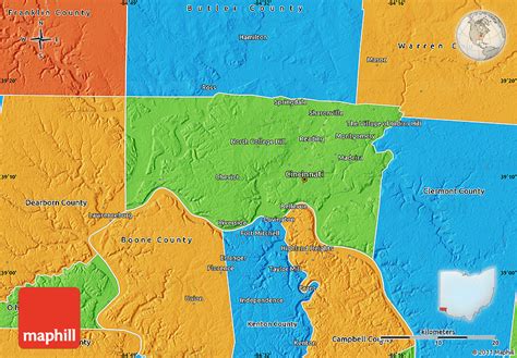 Political Map Of Hamilton County