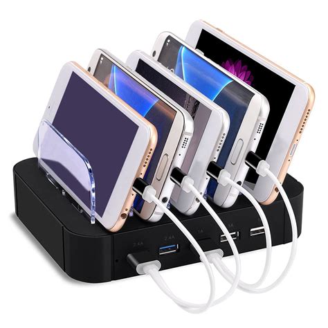 Usb Charging Station Dock Universal Stand Holder Desktop Qi Aliexpress