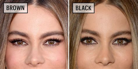 the huge difference your eyeliner color makes brown eyeliner eyeliner brown eyes makeup