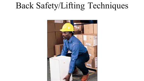 Protect Your Back Proper Lifting Techniques Atlantic