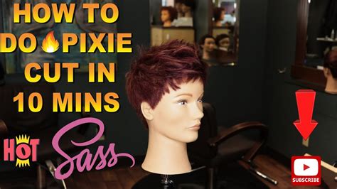 How To Cut Pixie Haircut Step By Step Tutorial For Beginnersshort