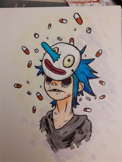 2d Is A Sad Boi Sometimes And I Felt Like Doing This After Listening To