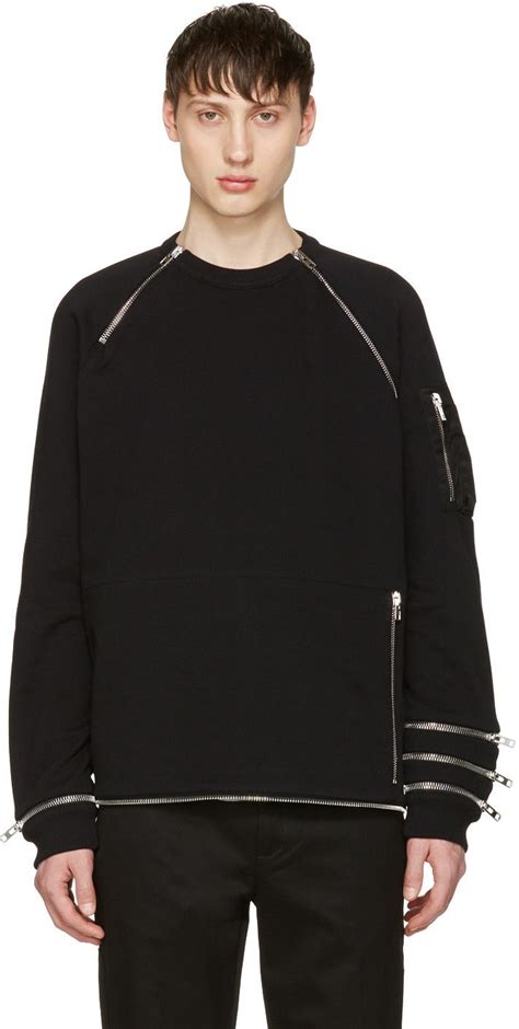 He also trained with robert piguet, jacques fath, and schiaparelli before he opened his own house in 1952. Givenchy - Black Zip Pullover