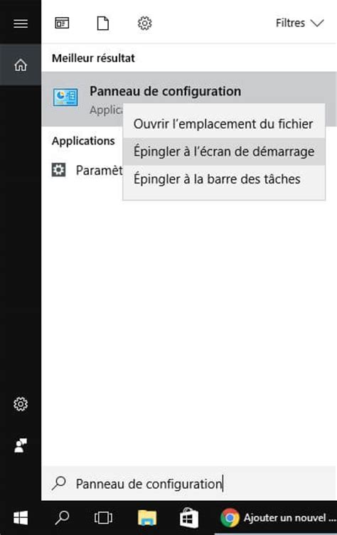 Windows 10 Ouvrir Le Panneau De Configuration