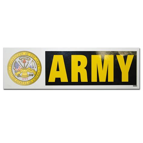 Bumper Sticker Army Bumper Sticker Army