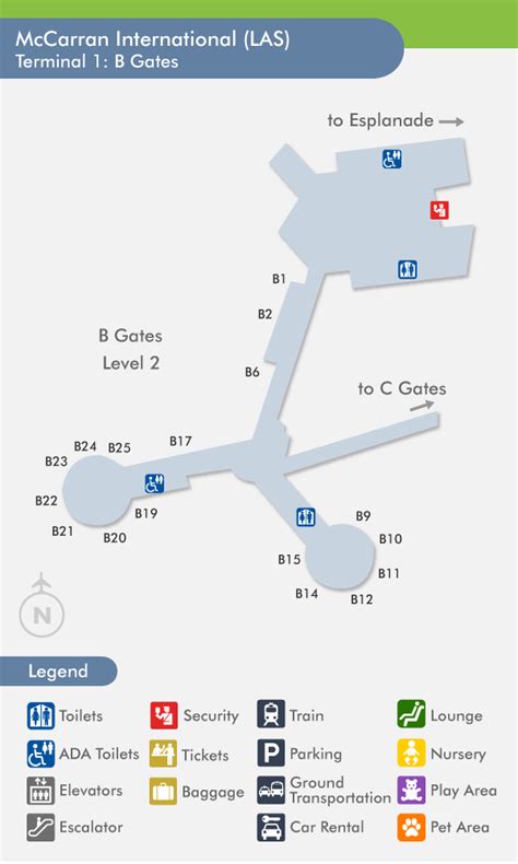 Mccarran Airport Terminal 1 Map Maps Model Online