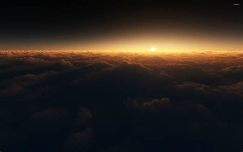 Sunset Above The Clouds Wallpaper Photography Wallpapers 14771