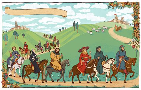 Illustrated Canterbury Tales On Behance