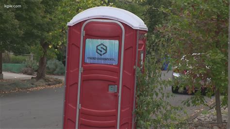 What Is The Deal With The Red Port A Potties Around Portland