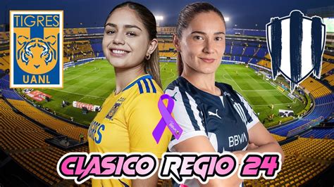 Tigres Vs Rayadas Jornada Liga Mx Femenil Apertura Youtube