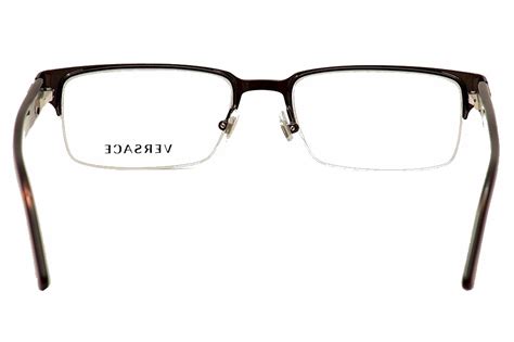 Versace Mens Eyeglasses Ve1184 1184 Half Rim Optical Frame