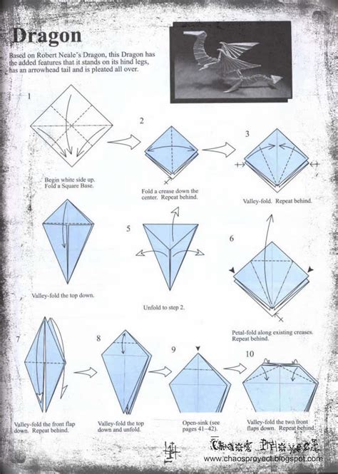 Step By Step Origami Ancient Dragon Instructions Jadwal Bus