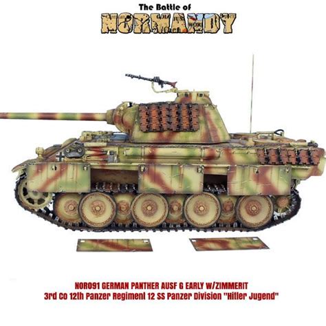 Nor091 German Panther Ausf G Early Wzimmerit 3rd Co 12th Pz Regt
