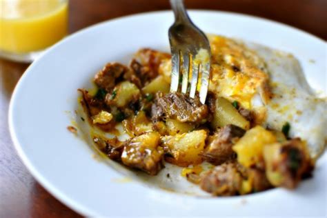 Leftovers can be refrigerated in an airtight container for up to 4 days. Fried Egg Topped Prime Rib Breakfast Hash - Simply Scratch