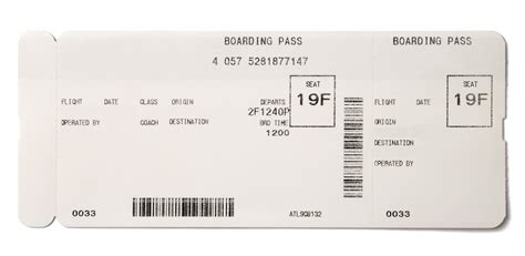 Free Fake Boarding Pass Template Printable Templates