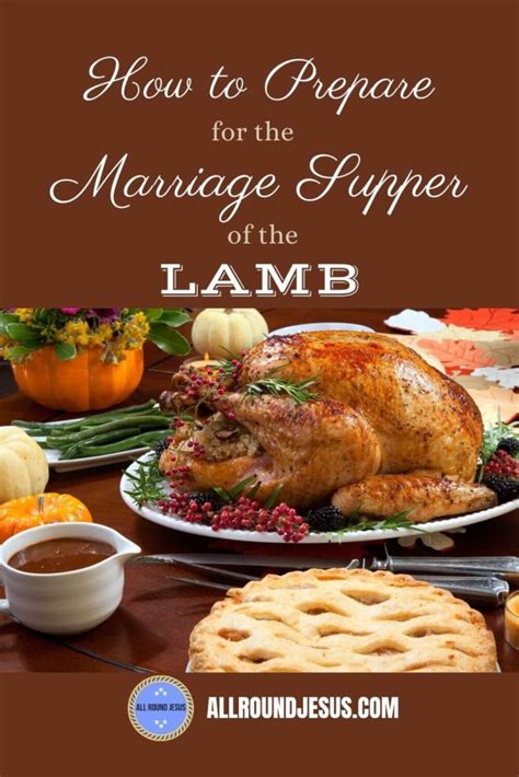 The Marriage Supper Of The Lamb All Round Jesus