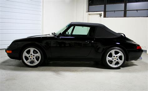 1998 Porsche 993 Cabriolet Black - 48,911 miles | Sloan Motor Cars