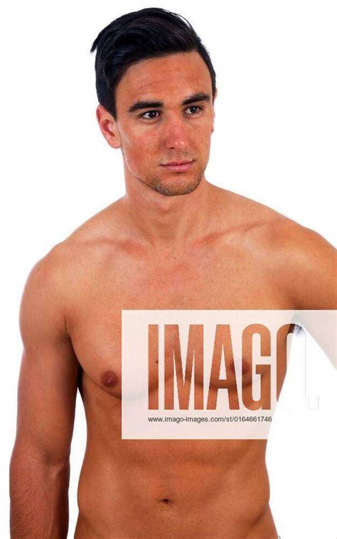 Nude Man Portrait Of Handsome Nude Man Over White Model Released Symbolfoto