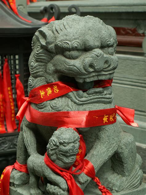 Chinese Lion Statues Free Stock Photo Public Domain Pictures