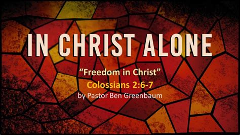 Freedom In Christ Youtube
