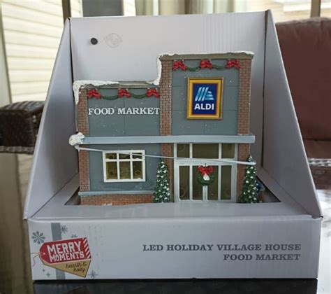 Merry Moments Led Holiday Village House Aldi Food Market Aldi Reviewer
