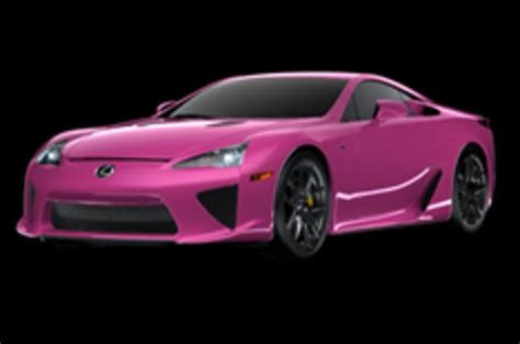 Lexus Lfa Available In Pink Autocar